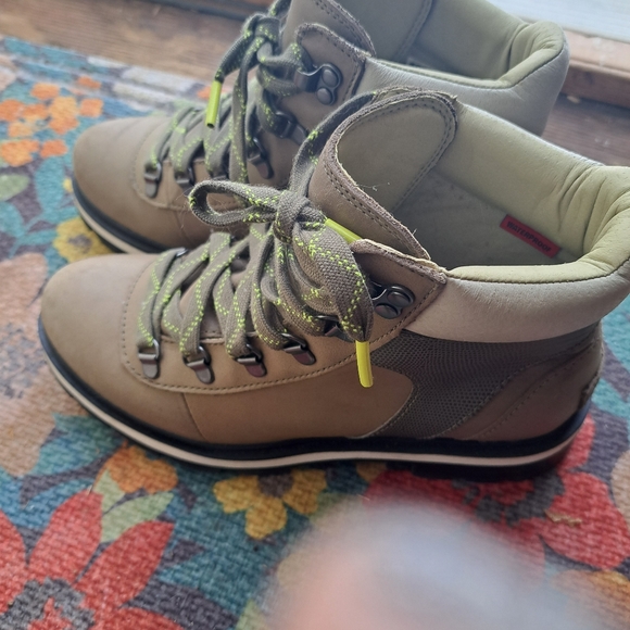 NEW SOREL women's lennox hiker waterproof boot in stone green/laurel - Picture 4 of 6